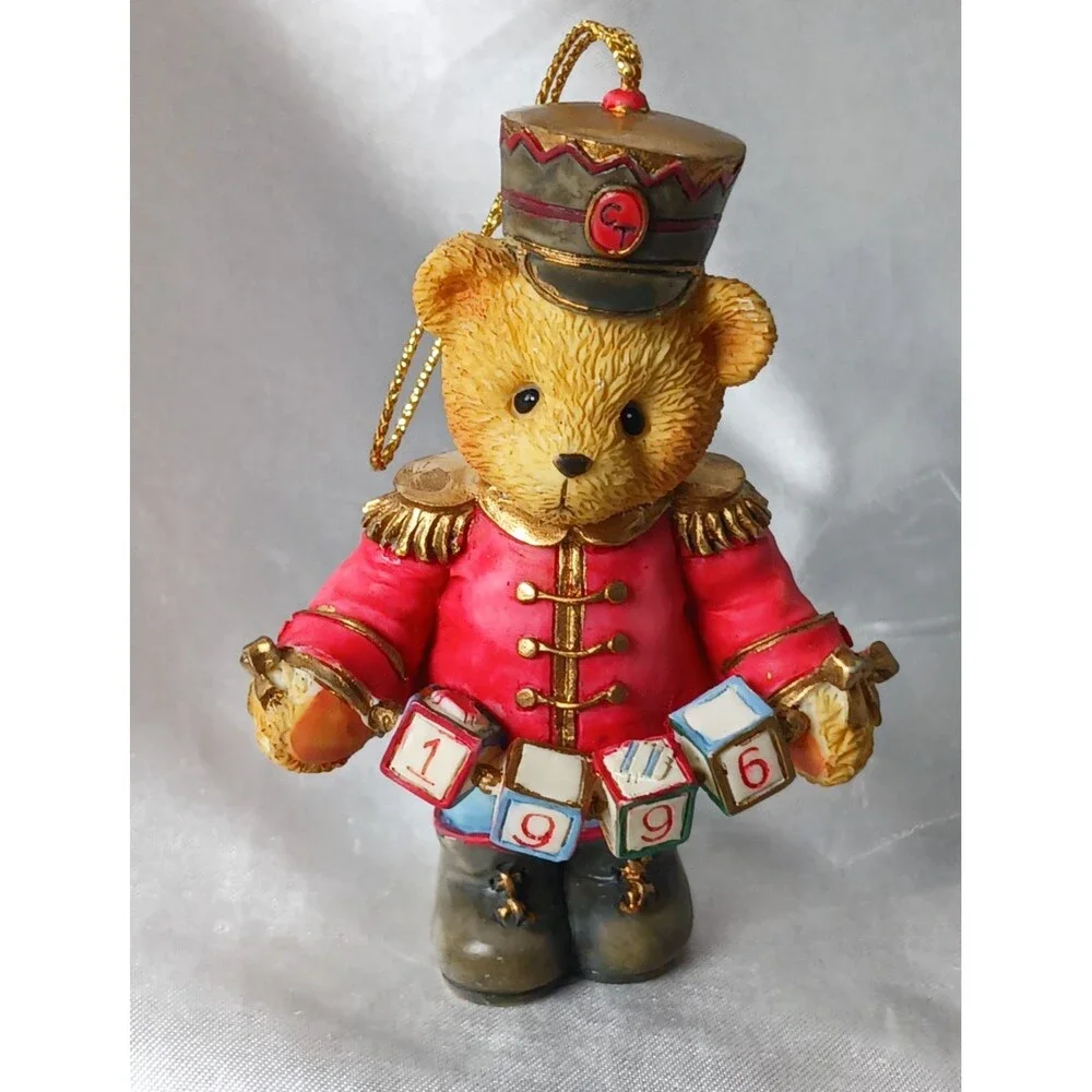 VINTAGE ENESCO CHERISHED TEDDIES BEAR ORNAMENT-JEFFREY 1996